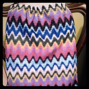 Strapless top multicolored Venus